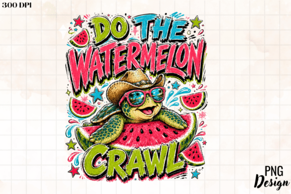Do the Watermelon Crawl PNG, Girly PNG