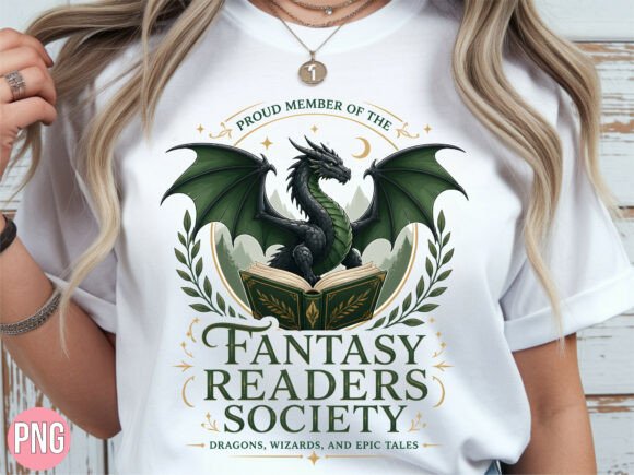 Fantasy Readers Society Dragon PNG: A Versatile, Print-Ready Asset for Creative Makers