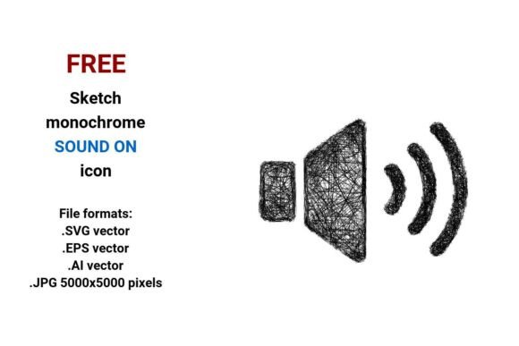 Free Sketch Sound On Icon