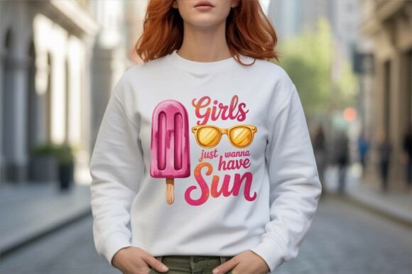 Girls Just Wanna Have Sun SVG PNG