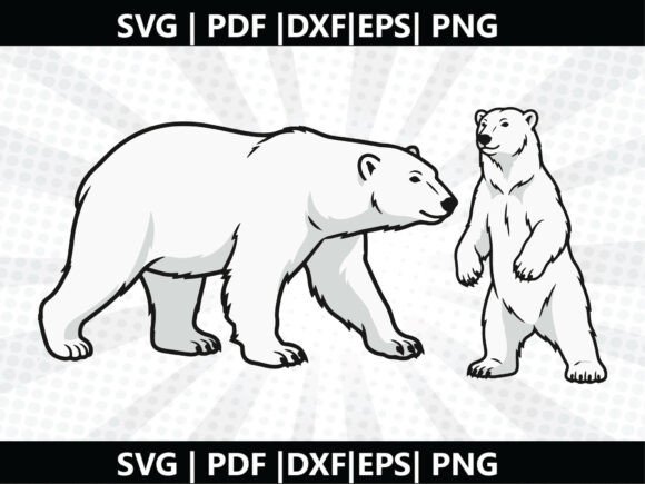 Polar Bear SVG Cricut Cut File
