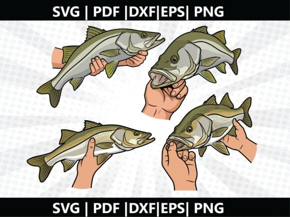Snook Fish SVG Cricut Cut File