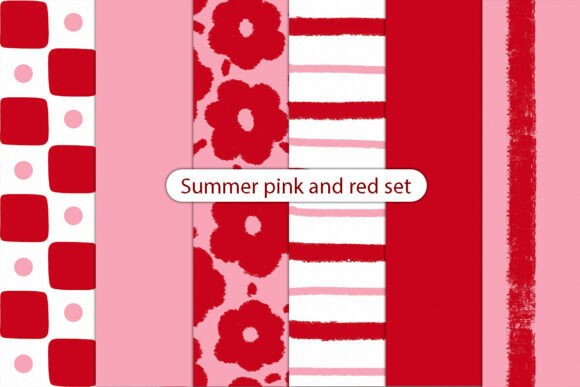 Summer Pink and Red Set