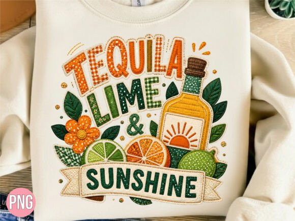 Tequila Lime Sunshine Shirt T-shirt PNG: A Modern Design for Creative Freedom